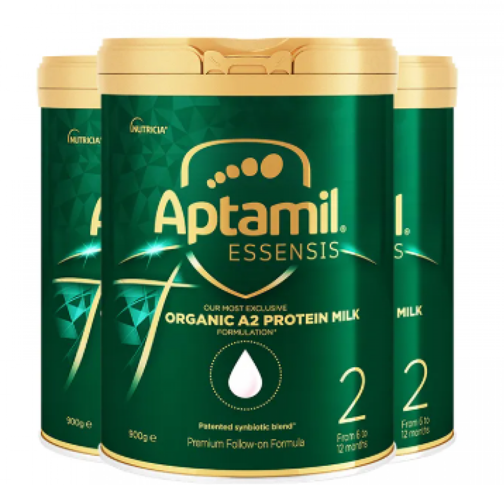 Aptamil 爱他美奇迹绿罐 有机A2蛋白 2段*2罐